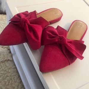 Hot Pink Mules- size 7.5/ a new day brand